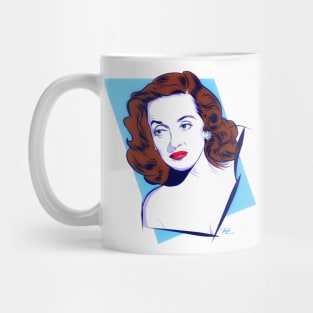 Bette Davis - An illustration by Paul Cemmick Mug